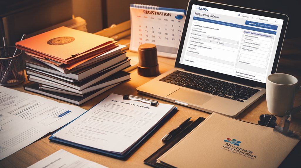 nonprofit sam registration process