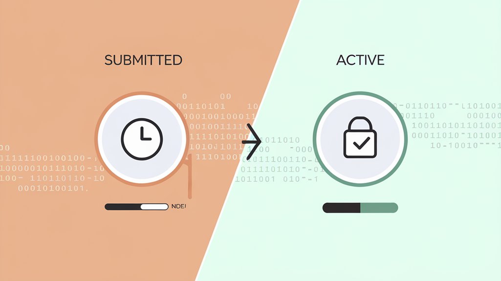 sam status submitted vs active