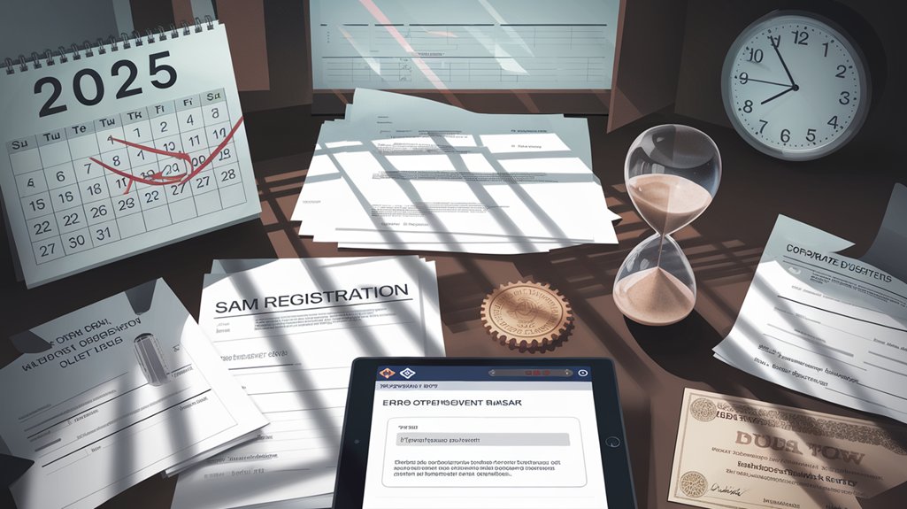 timely sam registration updates